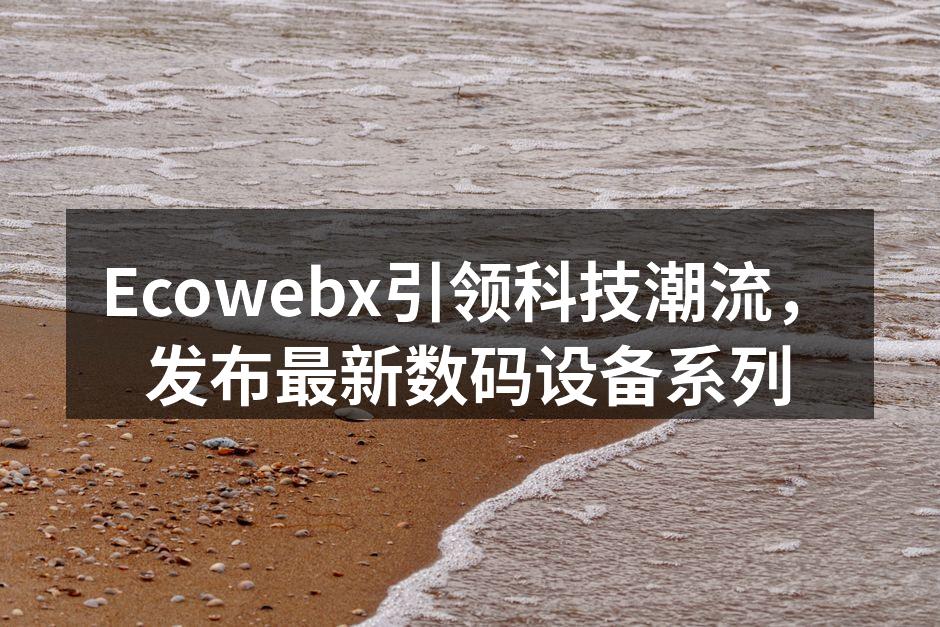 Ecowebx新产品发布会现场